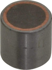 Mag-Mate - 10-32 Thread, 1/2" Diam, 1/2" High, 8 Lb Average Pull Force, Neodymium Rare Earth Pot Magnet - 0.15" Deep Tapped Hole, Steel Pot, Uninsulated - All Tool & Supply