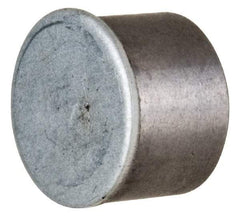 Mag-Mate - 10-32 Thread, 3/4" Diam, 1/2" High, 22 Lb Average Pull Force, Neodymium Rare Earth Pot Magnet - 0.15" Deep Tapped Hole, Steel Pot, Uninsulated - All Tool & Supply