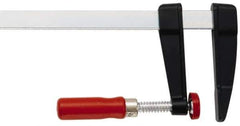 Bessey - 4-3/4" Deep Throat, 12" Max Capacity, Standard Sliding Arm Clamp - 1,980 Lb Clamping Pressure, 0.7" Spindle Diam - All Tool & Supply