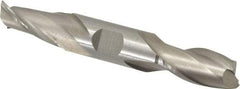 Interstate - 11/16", 1-5/16" LOC, 3/4" Shank Diam, 5" OAL, 2 Flute, Cobalt Square End Mill - Double End, Uncoated, Spiral Flute, Centercutting, Right Hand Cut, Right Hand Flute - All Tool & Supply