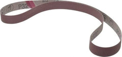 3M - 1" Wide x 42" OAL, 320 Grit, Aluminum Oxide Abrasive Belt - Aluminum Oxide, Extra Fine, Coated, X Weighted Cloth Backing, Series 241D - All Tool & Supply