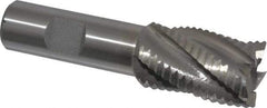 Interstate - 1" Diam, Coarse Pitch, 1-1/2" LOC, 5 Flute Cobalt Roughing Square End Mill - Uncoated, 3-3/4" OAL, 3/4" Shank Diam, Single End - All Tool & Supply