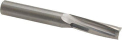 Onsrud - 3/8" Cutting Diam x 1-1/8" Length of Cut, 3 Flute, Upcut Spiral Router Bit - Uncoated, Right Hand Cut, Solid Carbide, 3" OAL x 3/8" Shank Diam, Three Edge, 10° Helix Angle - All Tool & Supply