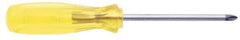 Urrea - #2, 12" OAL, Standard Phillips Screwdriver - 8" Handle Length, Round Shank, Acetate Handle - All Tool & Supply