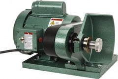 Burr King - 6" Wheel Diam x 1 & 2" Wheel Width, 3/4 hp Deburring/Polishing Grinder - 5/8" Arbor Hole Diam, 1 Phase, 120 Volts - All Tool & Supply