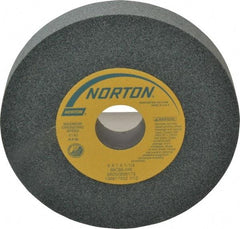 Norton - 6" Diam x 1-1/4" Hole x 1" Thick, I Hardness, 80 Grit Surface Grinding Wheel - Silicon Carbide, Type 1, Medium Grade, 4,140 Max RPM, Vitrified Bond, No Recess - All Tool & Supply