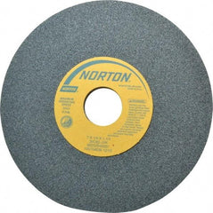 Norton - 7" Diam x 1-1/4" Hole x 1/4" Thick, J Hardness, 80 Grit Surface Grinding Wheel - Silicon Carbide, Type 1, Medium Grade, 3,600 Max RPM, Vitrified Bond, No Recess - All Tool & Supply