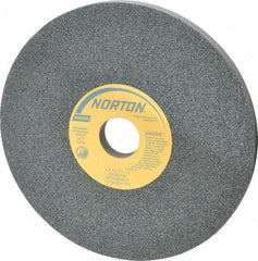 Norton - 8" Diam x 1-1/4" Hole x 1/2" Thick, I Hardness, 60 Grit Surface Grinding Wheel - Silicon Carbide, Type 1, Medium Grade, 3,600 Max RPM, Vitrified Bond, No Recess - All Tool & Supply