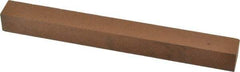 Norton - 6" Long x 5/8" Wide x 5/8" Thick, Aluminum Oxide Sharpening Stone - Square, Medium Grade - All Tool & Supply