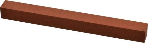 Norton - 6" Long x 5/8" Wide x 5/8" Thick, Aluminum Oxide Sharpening Stone - Square, Fine Grade - All Tool & Supply