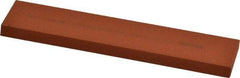 Norton - 5" Long x 1" Wide x 3/16" Thick, Aluminum Oxide Sharpening Stone - Rectangle, Fine Grade - All Tool & Supply