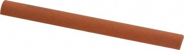 Norton - 4" Long x 3/8" Diam Aluminum Oxide Sharpening Stone - Half Round, Fine Grade - All Tool & Supply