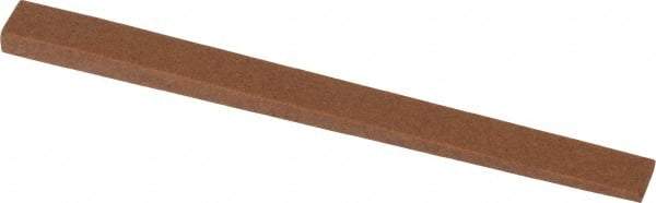 Norton - 4" Long x 5/16" Wide x 1/8" Thick, Aluminum Oxide Sharpening Stone - Taper, Medium Grade - All Tool & Supply