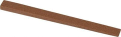 Norton - 4" Long x 5/16" Wide x 1/8" Thick, Aluminum Oxide Sharpening Stone - Taper, Medium Grade - All Tool & Supply