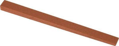 Norton - 4" Long x 5/16" Wide x 5/16" Thick, Aluminum Oxide Sharpening Stone - Taper, Fine Grade - All Tool & Supply