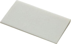 Norton - 3" Long x 1-3/4" Diam x 1/4" Thick, Novaculite Sharpening Stone - Round Edge Slip, Ultra Fine Grade - All Tool & Supply