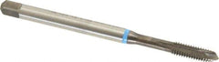 Emuge - #6-32 UNC, 3 Flutes, Plug Chamfer, Nitride Finish, Cobalt Spiral Point STI Tap - 0.194" Shank Diam, 3B Class of Fit, Series Rekord B-VA - Exact Industrial Supply