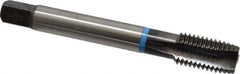 Emuge - 1/2-13 UNC, 3 Flutes, Plug Chamfer, Nitride Finish, Cobalt Spiral Point STI Tap - 0.48" Shank Diam, 3B Class of Fit, Series Rekord B-VA - Exact Industrial Supply