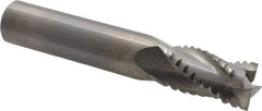 M.A. Ford - 1/2" Diam, 1" LOC, 4 Flute Solid Carbide Roughing & Finishing Square End Mill - Uncoated, 3" OAL, 1/2" Shank Diam, Straight Shank, 30° Helix, Centercutting, Regular Length - All Tool & Supply