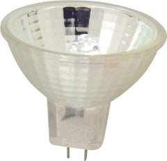 Value Collection - 410 Watt, 82 Volt, Halogen Miniature & Specialty MR16 Lamp - 2 Pin Base, 50 to 749 Equivalent Range, Neutral (3,000 to 3,699), 1-5/8" OAL - All Tool & Supply