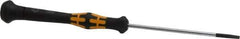 Wera - Electronic/Electrostatic Slotted Screwdriver - Round Shank, Ergonomic Handle - All Tool & Supply