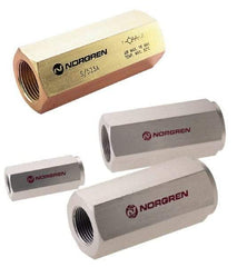 Norgren - 1-1/2" NPT High Flow Air Fuse - 0 to 232 psi, Shutoff Valve & Aluminum Material - All Tool & Supply