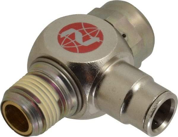 Norgren - 1/2" Tube x 1/2" NPTF Pilot Operated Check Valve - 15 to 150 psi & Brass Material - All Tool & Supply