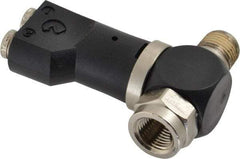 Norgren - 5/32" Tube x 1/8" NPTF Pressure Sensor Fitting Valve - 0 to 145 psi & Brass Material - All Tool & Supply