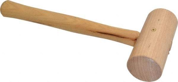 Garland - 1-1/4 Lb Head Wooden Mallet - 13-1/2" Long Wood Handle - All Tool & Supply