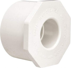 Value Collection - 3 x 1-1/4" PVC Plastic Pipe Bushing - Schedule 40, Spig x Slip End Connections - All Tool & Supply