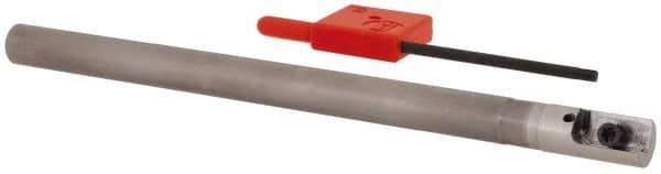 Carmex - 0.39" Cut Diam, 0.312" Shank Diam, Indexable Thread Mill - Insert Style I/E, 12mm Insert Size, 1 Insert, Toolholder Style SR, 5" OAL - All Tool & Supply