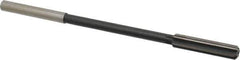 Interstate - 0.379" High Speed Steel 6 Flute Chucking Reamer - Straight Flute, 0.3105" Straight Shank - All Tool & Supply