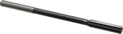 Interstate - 0.439" High Speed Steel 8 Flute Chucking Reamer - Straight Flute, 0.373" Straight Shank - All Tool & Supply