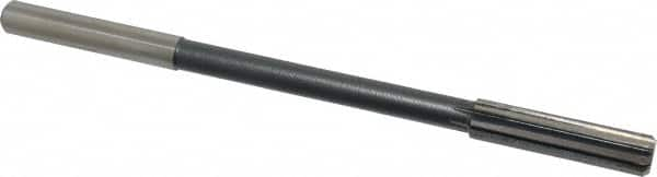 Interstate - 0.44" High Speed Steel 8 Flute Chucking Reamer - All Tool & Supply