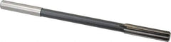 Interstate - 0.474" High Speed Steel 8 Flute Chucking Reamer - Straight Flute, 0.4355" Straight Shank - All Tool & Supply