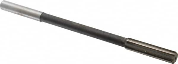 Interstate - 0.505" High Speed Steel 8 Flute Chucking Reamer - All Tool & Supply