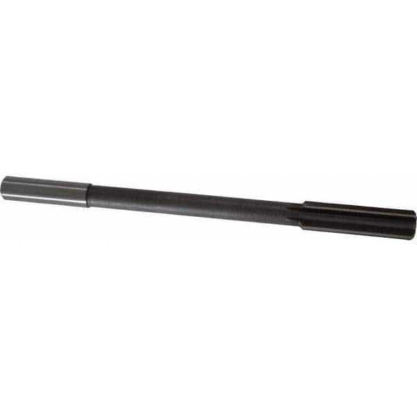 Interstate - 0.639" High Speed Steel 8 Flute Chucking Reamer - All Tool & Supply