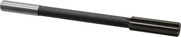 Interstate - 11/16" High Speed Steel 8 Flute Chucking Reamer - Straight Flute, 9/16" Straight Shank - All Tool & Supply