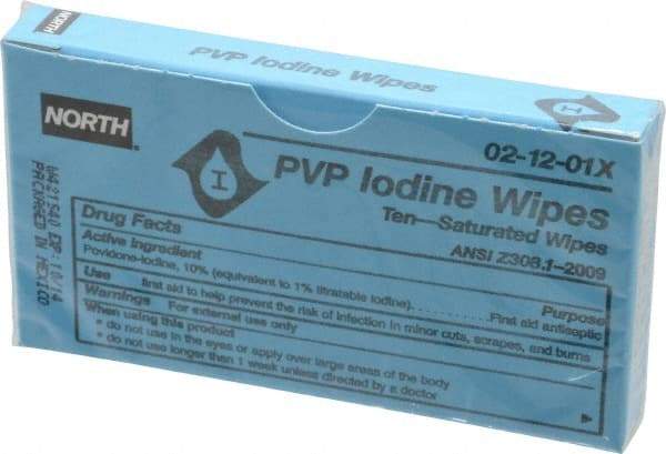 North - Antiseptic Wipe - Packet, PVP Iodine - All Tool & Supply