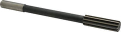 Interstate - 0.788" High Speed Steel 10 Flute Chucking Reamer - Straight Flute, 5/8" Straight Shank - All Tool & Supply