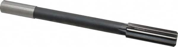 Interstate - 0.876" High Speed Steel 10 Flute Chucking Reamer - All Tool & Supply