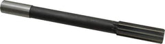 Interstate - 0.97" High Speed Steel 10 Flute Chucking Reamer - Straight Flute, 7/8" Straight Shank - All Tool & Supply