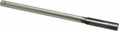 Made in USA - 0.4355" Carbide-Tipped 4 Flute Chucking Reamer - Straight Flute, 3/8" Straight Shank, 1-3/4" Flute Length, 7" OAL - All Tool & Supply