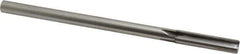 Made in USA - 7/16" Carbide-Tipped 4 Flute Chucking Reamer - Straight Flute, 3/8" Straight Shank, 1-3/4" Flute Length, 7" OAL - All Tool & Supply