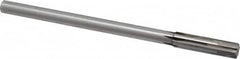 Made in USA - 0.4995" Carbide-Tipped 6 Flute Dowel Pin Chucking Reamer - All Tool & Supply