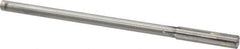 Made in USA - 3/8" Carbide-Tipped 4 Flute Chucking Reamer - Straight Flute, 5/16" Straight Shank, 1-3/4" Flute Length, 7" OAL - All Tool & Supply