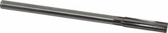 Made in USA - 1/2" Carbide-Tipped 6 Flute Chucking Reamer - Straight Flute, 7/16" Straight Shank, 2" Flute Length, 8" OAL - All Tool & Supply