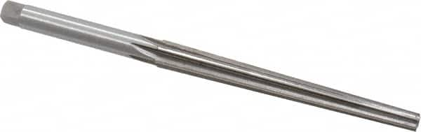 Interstate - 0.2" Small End, 0.228" Large End, 9/32" Shank, 2-7/8" Flute, Brown and Sharpe Taper Reamer #1 - All Tool & Supply