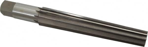 Interstate - 1.045" Small End, 1.34" Large End, 1-1/8" Shank, 6-7/8" Flute, Brown and Sharpe Taper Reamer #10 - All Tool & Supply