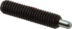 Gibraltar - M6 x 1.0, 25mm Thread Length, 5mm Plunger Projection, Steel Threaded Spring Plunger - 3.02mm Max Plunger Diam, 25mm Plunger Length, 1 Lb Init End Force, 3.97 Lb Final End Force, 3mm Hex - All Tool & Supply